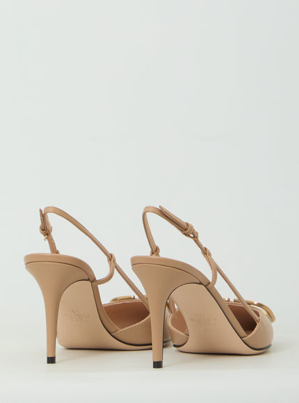 Valentino Garavani Vlogo Signature Slingback Pumps