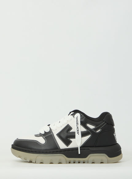 Off White Chunky Out Of Office Sneakers