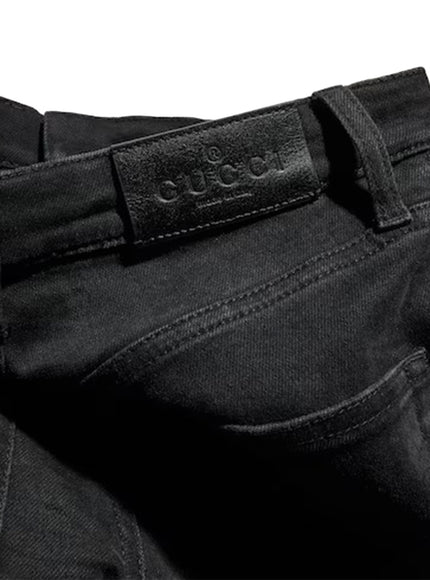 Gucci Skinny Denim Trousers In Cotton With A Délavé Effect