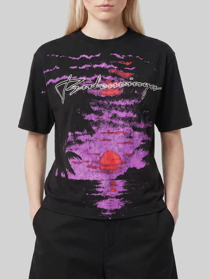 Balenciaga Medium Fit Dream T-shirt Black