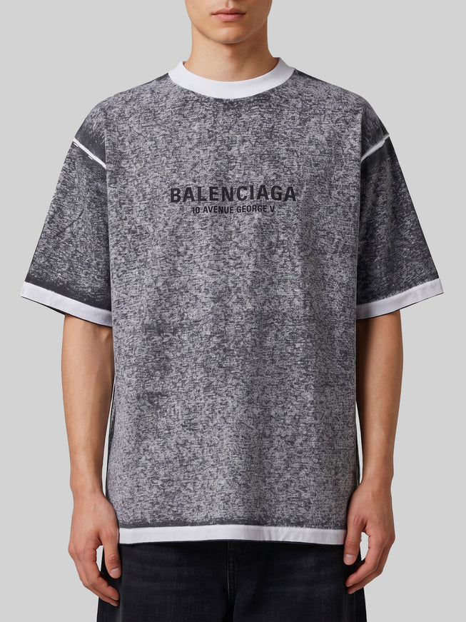 Balenciaga Medium Fit Inside Out T-shirt Black