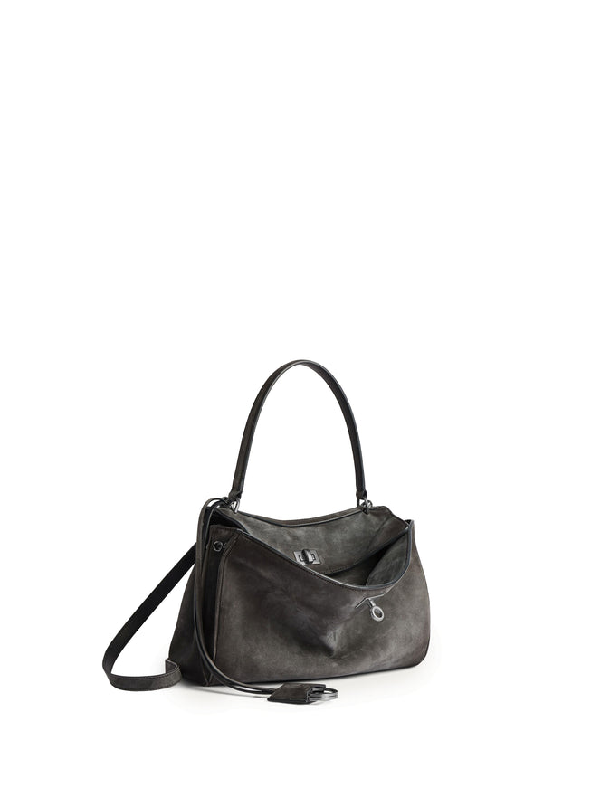 Balenciaga Small Rodeo Bag In Storm Grey