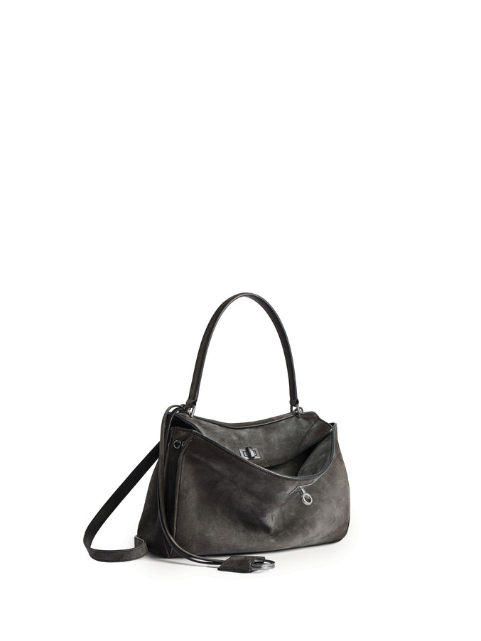Balenciaga Small Rodeo Bag In Storm Grey