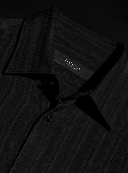 Gucci Striped Silk Gauze Shirt
