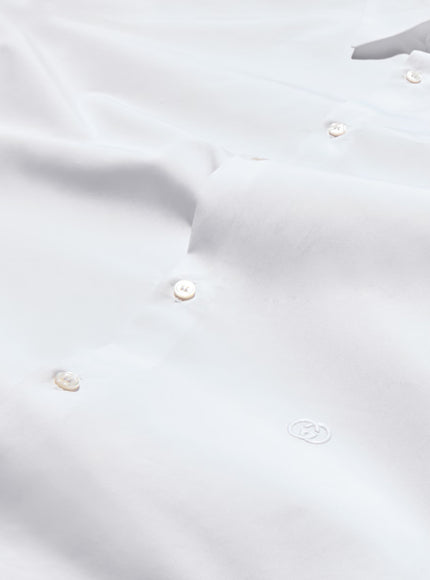 Gucci Piece Dyed Cotton Poplin Shirt