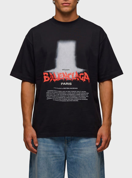 Balenciaga Oversize The Door T-shirt Black