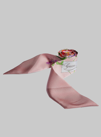 Gucci Printed Silk Twill Ribbon