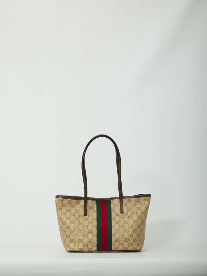 Gucci Small Tribeca Shopping Bag QT Beige