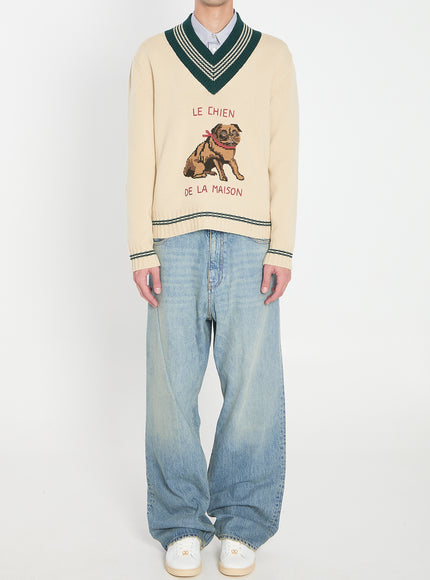 Valentino Garavani Le Chien De La Maison Pullover