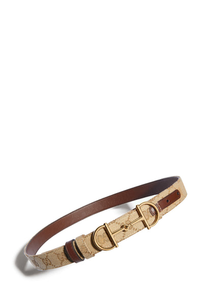 Gucci Reversible Belt With Horsebit Buckle