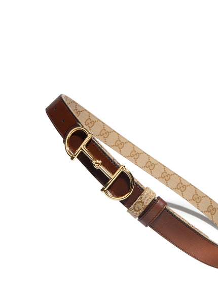 Gucci Reversible Belt With Horsebit Buckle
