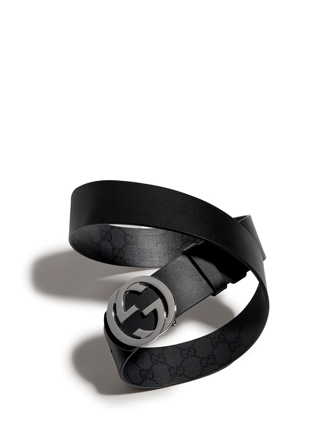 Gucci Reversible Belt With Interlocking Gg Buckle