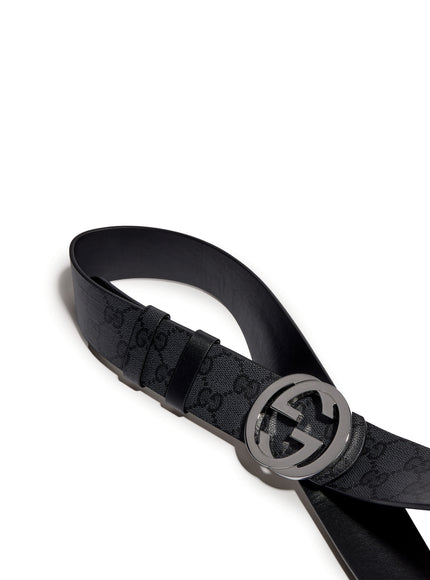 Gucci Reversible Belt With Interlocking Gg Buckle