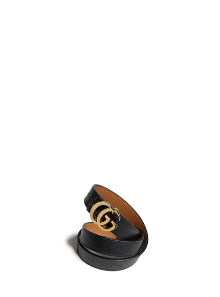 Gucci Reversible Gg Marmont Thin Belt