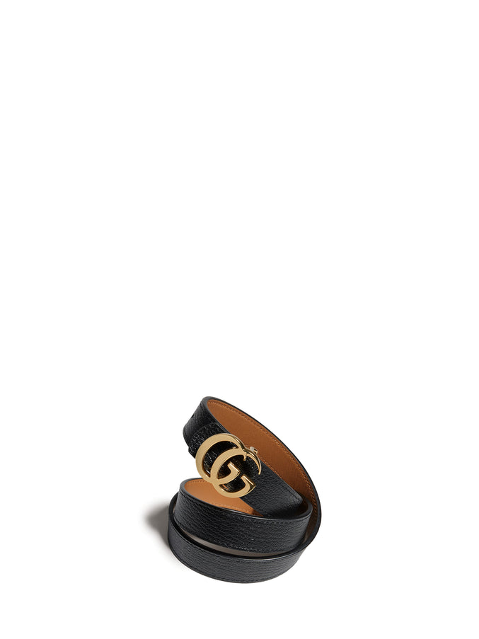 Gucci Reversible Gg Marmont Thin Belt