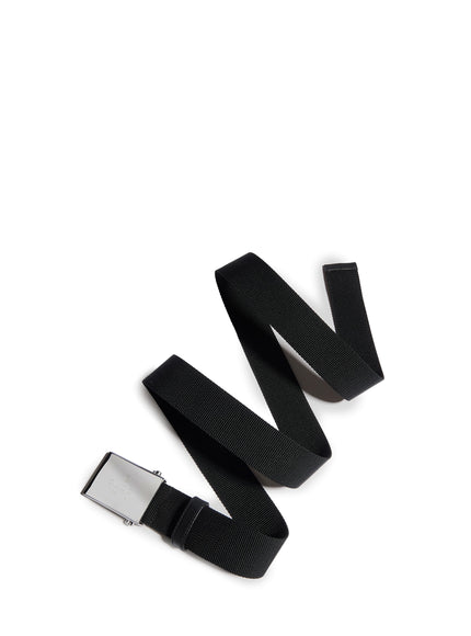 Gucci Black Belt With Rectangular Buckle