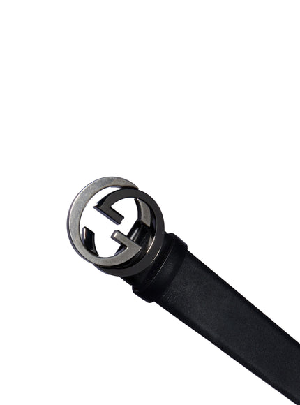 Gucci Wide Belt With Interlocking G Buckle