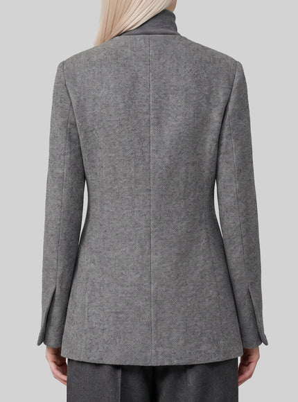 Max Mara Dark Grey Crew Neck Falla Jacket