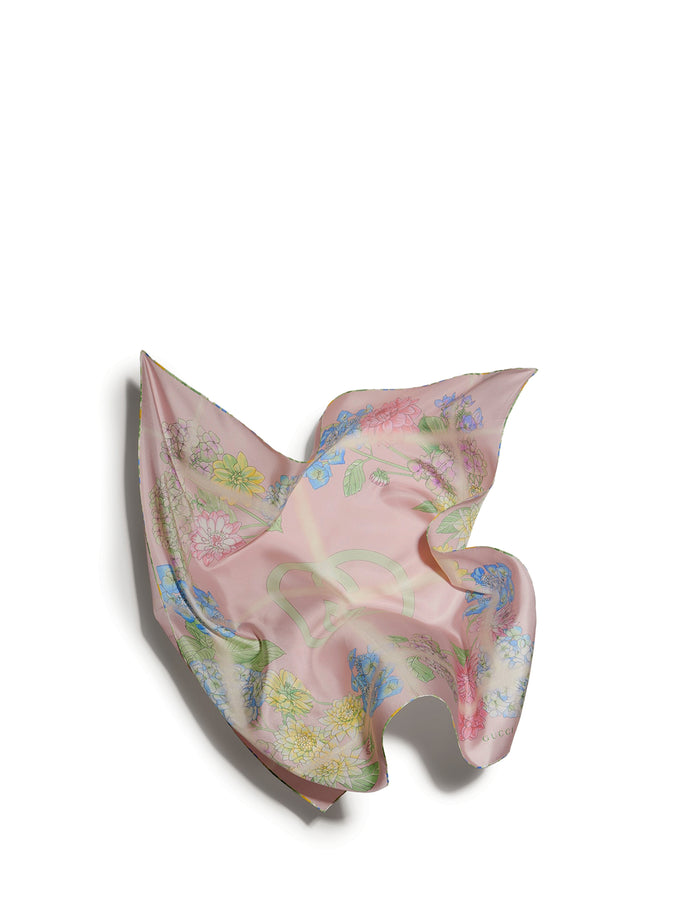 Gucci Printed Silk Twill Scarf