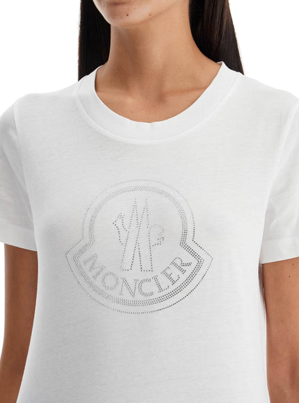 Moncler 'logo rhinestone t-shirt