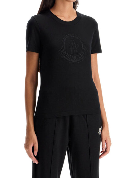 Moncler 'logo rhinestone t-shirt