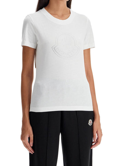 Moncler 'logo rhinestone t-shirt