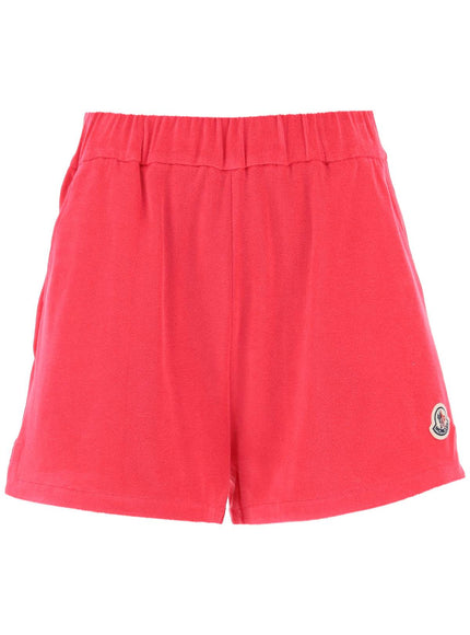 Moncler sweatshorts in terry cloth