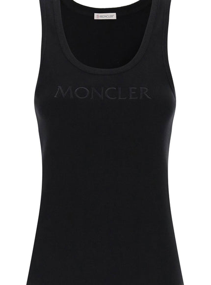 Moncler sleeveless ribbed jersey top