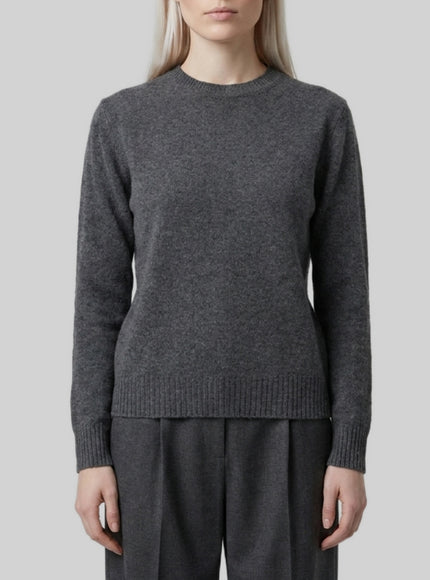 Max Mara Lume Sweater In Dark Grey Cashmere Grey