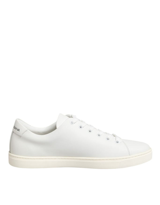 Dolce & Gabbana Heart Patch Leather Sneakers