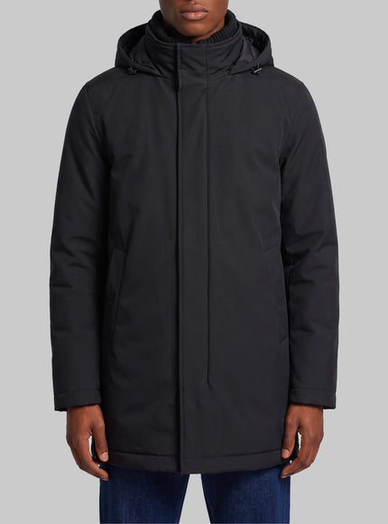 Herno Black Knit-collar Jacket Black