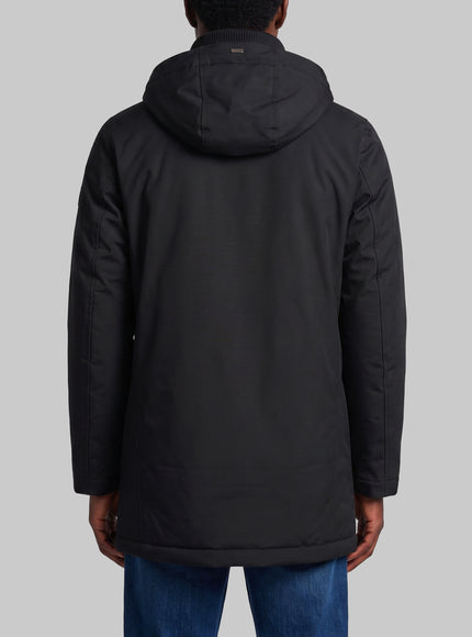 Herno Black Knit-collar Jacket