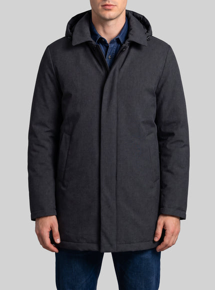 Herno Waterproof Flannel Jacket Grey