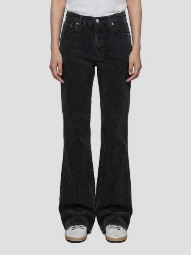 Haikure Clara Velvet Pier Jeans Black