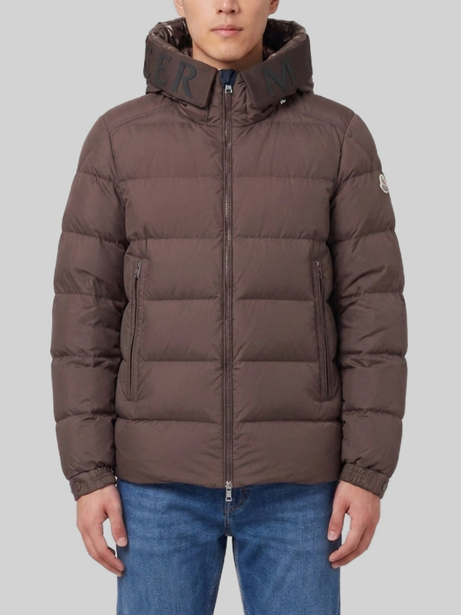 Moncler Orvelle Midi Down Jacket Brown