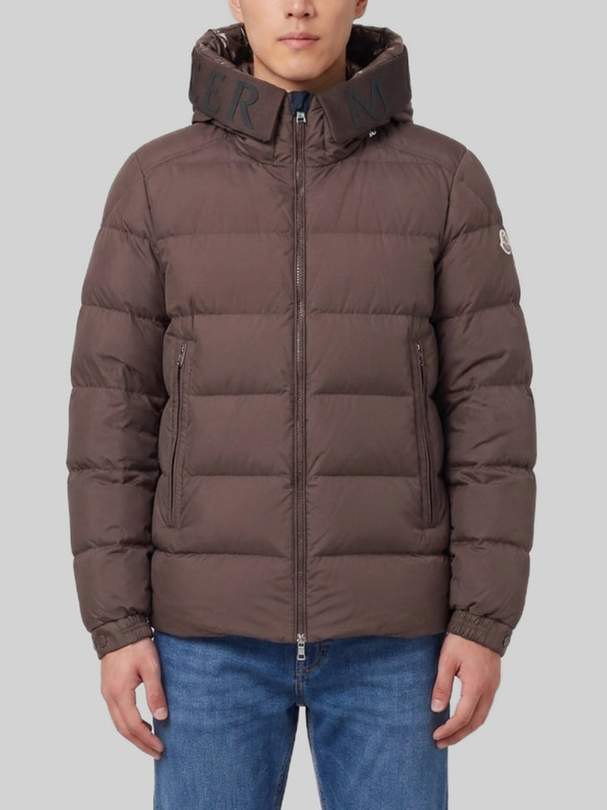 Moncler Orvelle Midi Down Jacket Brown