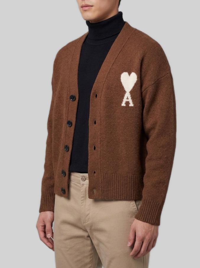 Ami Paris Ami De Coeur Cardigan