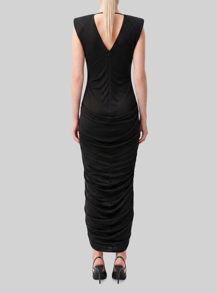 Versace Viscose Jersey Evening Dress