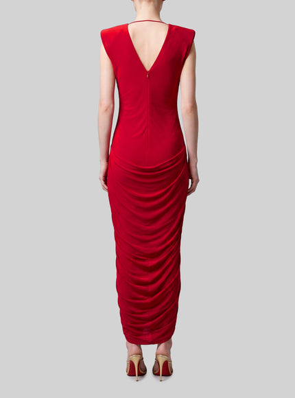 Versace Viscose Jersey Evening Dress
