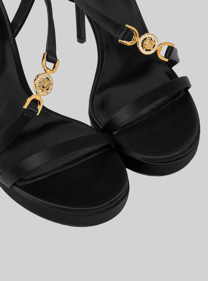 Decorated Satin Medusa '95 Sandals
