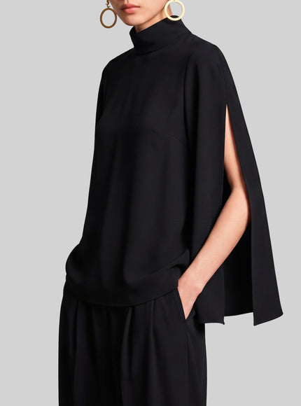 Sutton New York Split Sleeves Bell Top