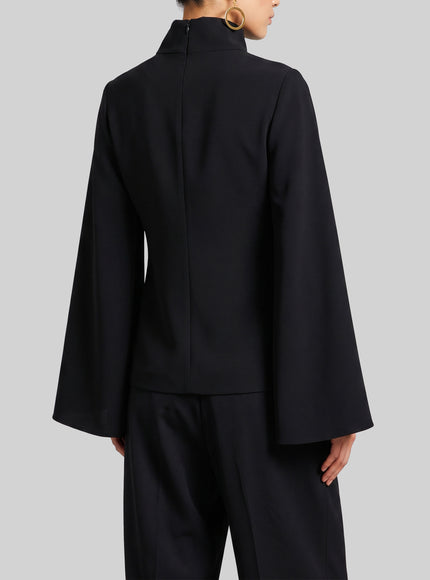 Sutton New York Split Sleeves Bell Top