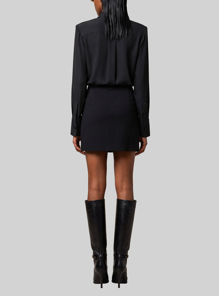 Sutton New York Double Georgette Shirt Dress