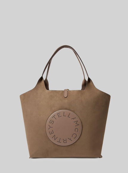 Stella Mccartney Reversible Tote Bag With Logo QT Brown