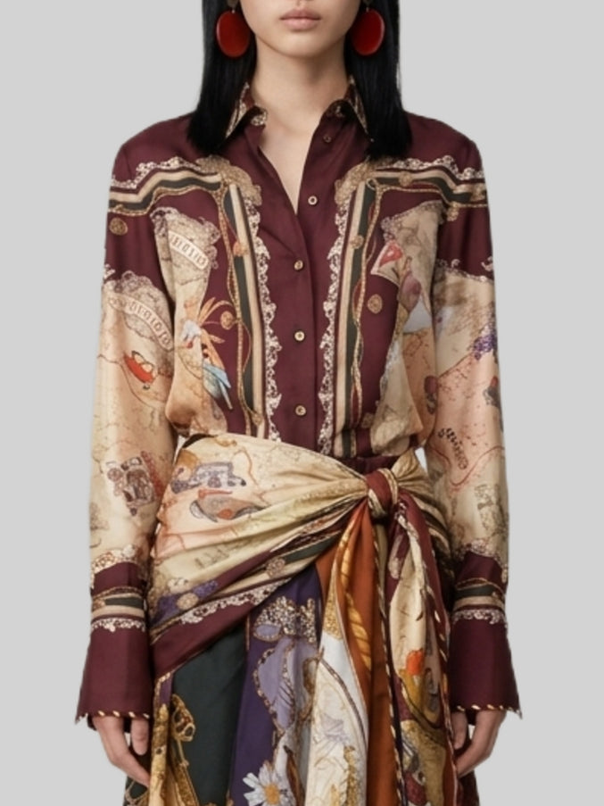 Zimmermann Valiant Twill Shirt Multicolor