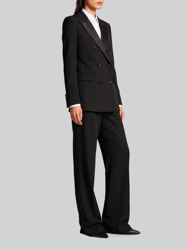 Sutton New York Black Smoking Trousers
