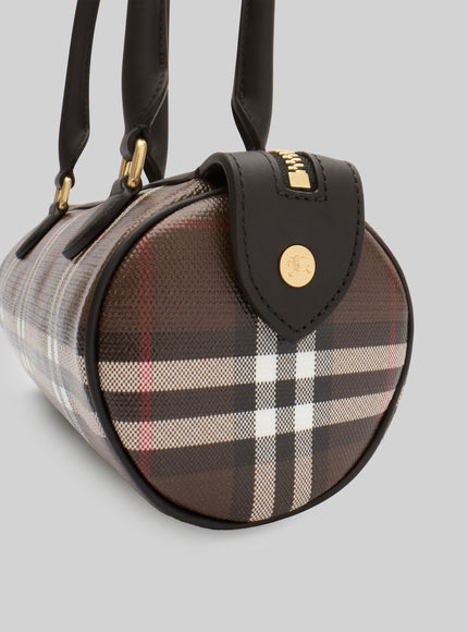 Burberry Mini Check Barrel Bag