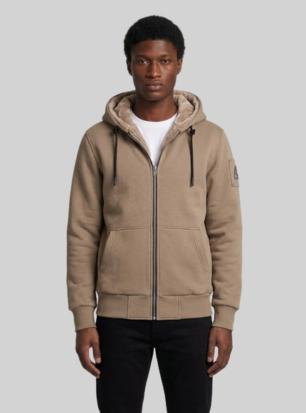 Moose Knuckles Classic Bunny Hoodie Brown