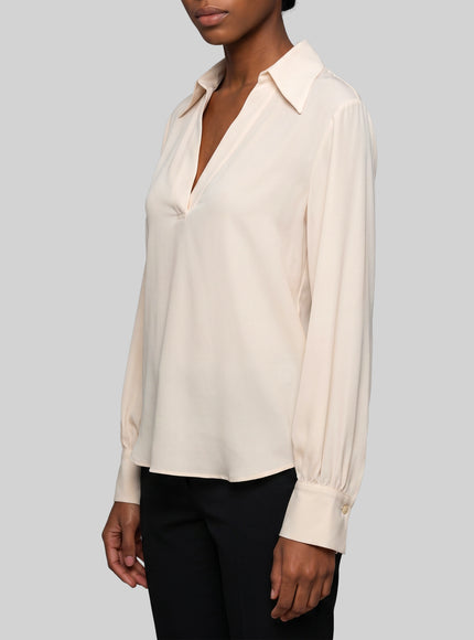 Sutton New York Champagne Double Georgette Blouse