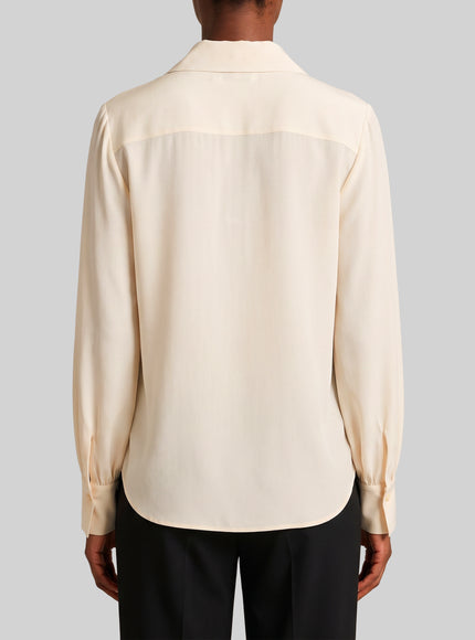 Sutton New York Champagne Double Georgette Blouse